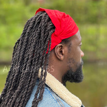 Load image into Gallery viewer, Red Headband - Unisex Adults - Cotton Hair Accessories
