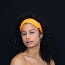 Load image into Gallery viewer, Orange Hairband / Headband - Stretch Fabric - Yoga / Sports / Casual - Unisex Adults
