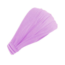 Charger l&#39;image dans la galerie, Bandeau violet / Bandeau - Tissu extensible - Yoga / Sports / Casual - Adultes unisexes
