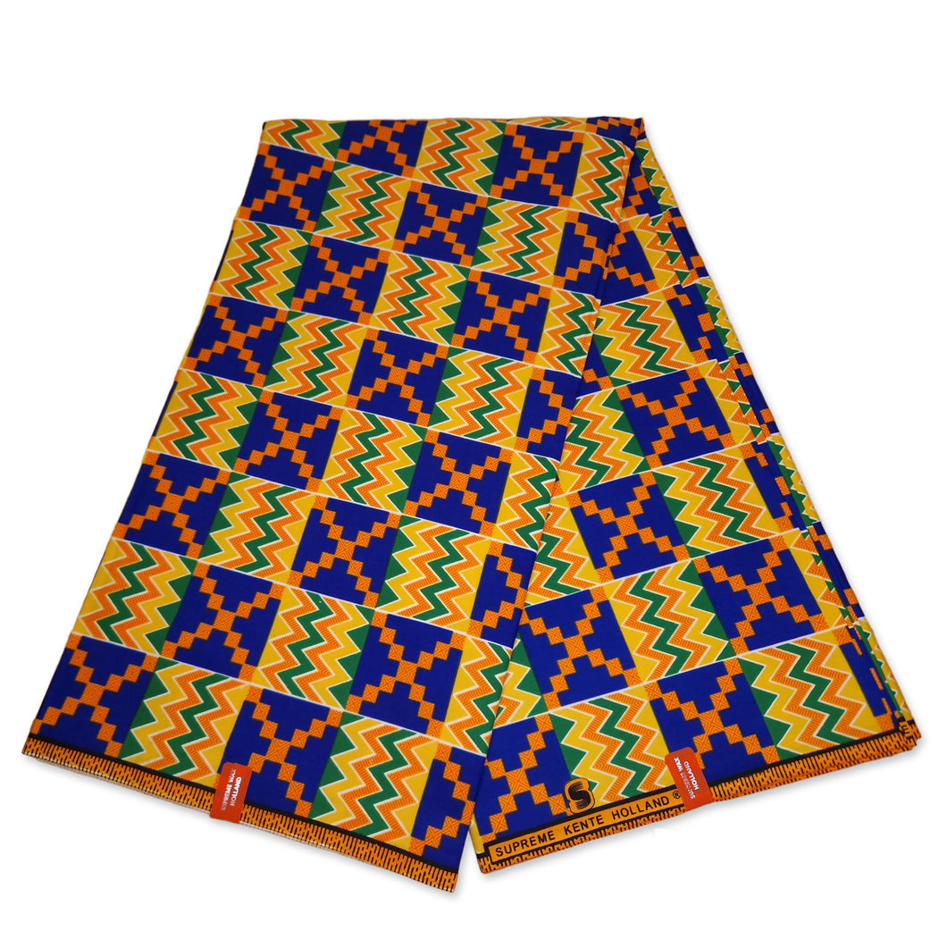 6 Yards - Tissu imprimé africain Ghana / Kente KT-3094